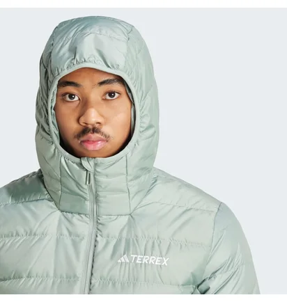 Куртка чоловіча Adidas Terrex Multi Light Down Hooded Green IP3549