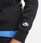 Худи мужское Nike Mens Fleece Pullover Hoodie Black Dm6873-010