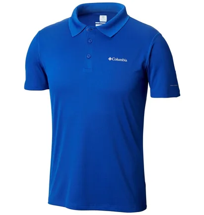 Поло мужское Columbia Zero Rules Polo Blue AM6082-437