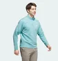 Кофта мужская Adidas Ultimate365 Dwr Textured Quarter-Zip Turquoise JX7237