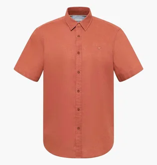 Рубашка мужская Mustang Style Berkeley Orange 1017845-3183