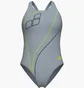 Купальник женский Arena Trail Swimsuit V Back Grey 009022-520