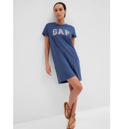 Плаття жіноче Gap V-Ss Me Logo Blue 554693-02