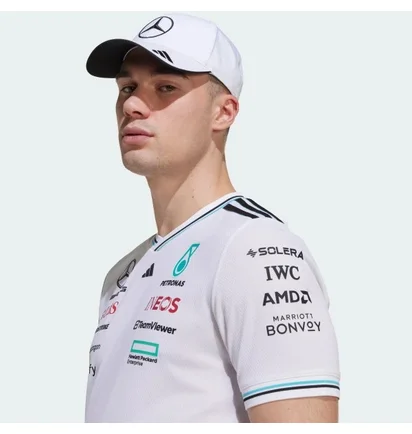 Футболка чоловіча Adidas Mercedes - Amg Petronas Formula One Team Driver Authentic White JX5795