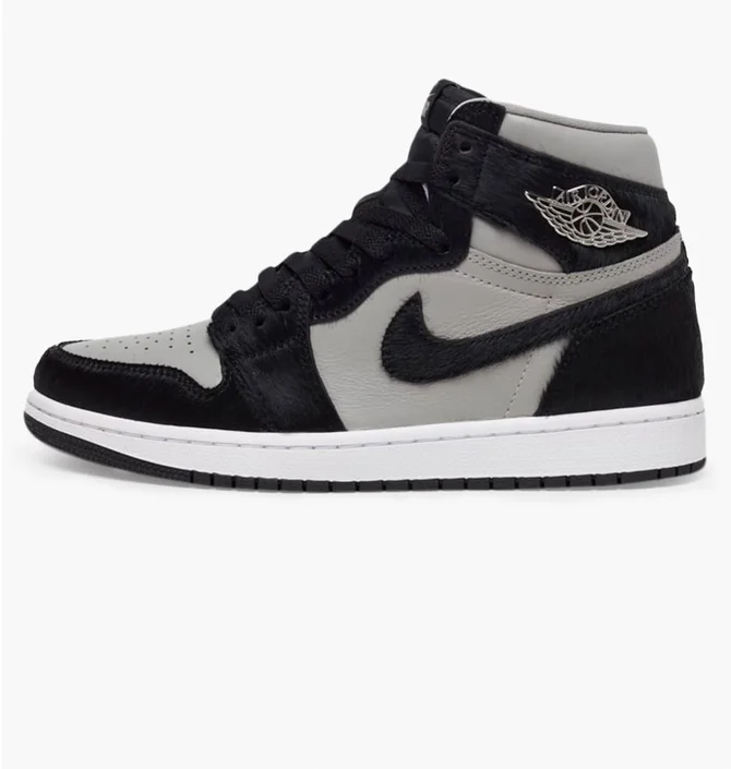 Кроссовки женские Air Jordan 1 Retro High Og Grey/Black Dz2523-001