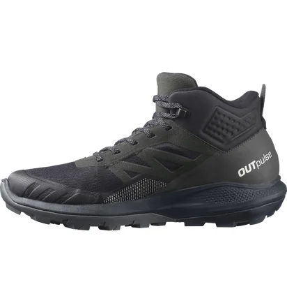 Кросівки чоловічі Salomon Gore-Tex Outpulse Mid Gtx Black/Olive 415888-32