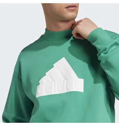 Свитшот мужской Adidas Future Icons Badge Of Sport Crew Sweatshirt Turquoise IC3744