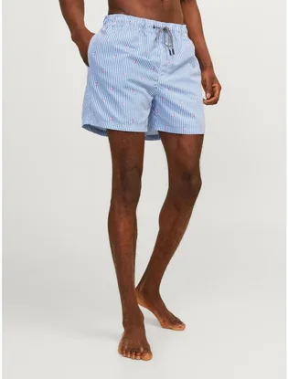 Шорти чоловічі Jack & Jones Fiji Stripes Light Blue 12253240
