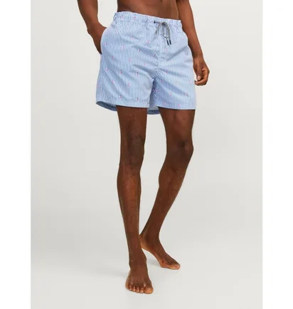 Шорти чоловічі Jack & Jones Fiji Stripes Light Blue 12253240