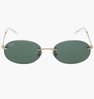 Солнцезащитные очки Ray-Ban Gold/Green RB-3767-001-71-54