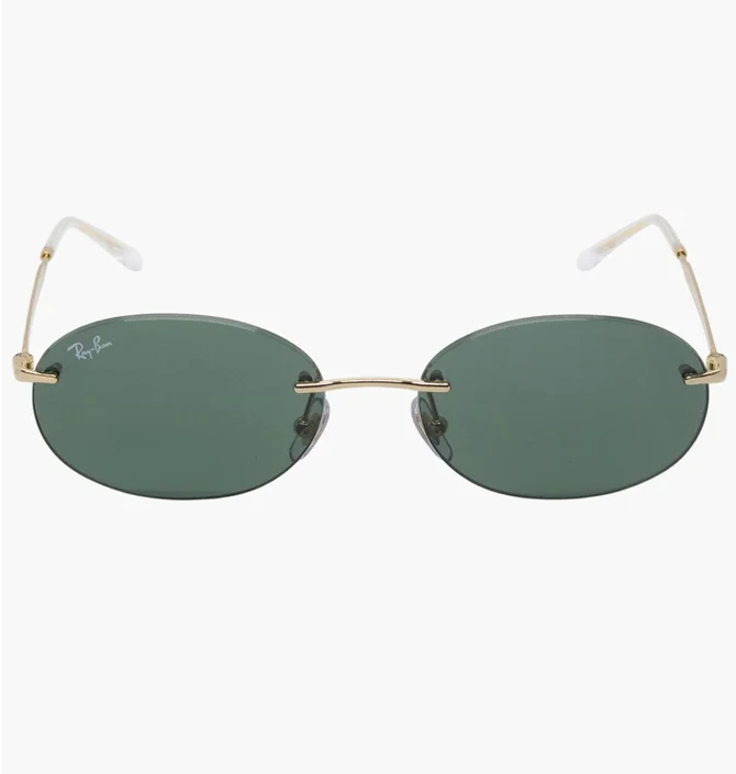 Солнцезащитные очки Ray-Ban Gold/Green RB-3767-001-71-54