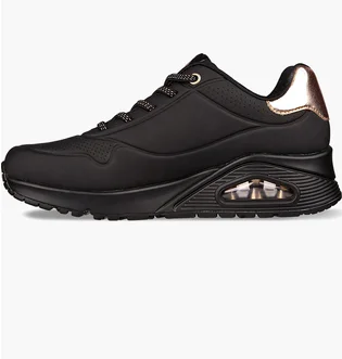 Кроссовки женские Skechers Uno Shimmer Away Black 155196-BBK