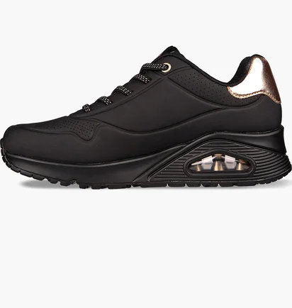 Кросівки жіночі Skechers Uno Shimmer Away Black 155196-BBK