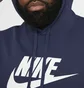 Худи мужское Nike M NSW CLUB HOODIE PO BB GX Blue BV2973-410
