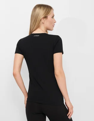 Футболка жіноча Kappa Mezza Manica Girocollo Black K2501-NERO