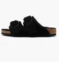 Сандалі жіночі Birkenstock Arizona Teddy Shearling Womens Black 1023105