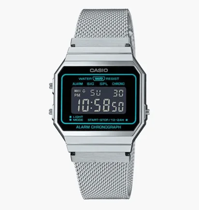 Часы унисекс Casio Vintage Digital Mesh Band A700WEMS-1B