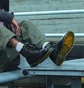Ботинки мужские Dr. Martens Faux Fur Lined Grizzly Black 31873001