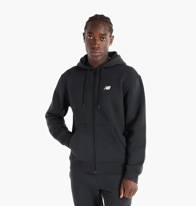 Толстовка чоловіча New Balance Sport Core Full Zip Black MJ43902BK