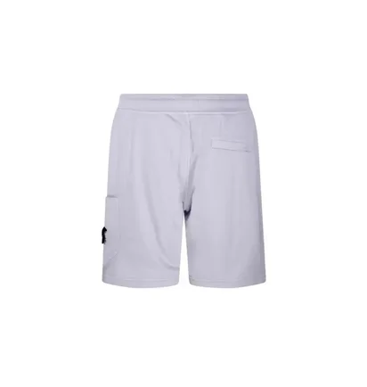 Шорты мужские Stone Island Organic Cotton Fleece Shorts Grey K1S156200012-S0051-V0088