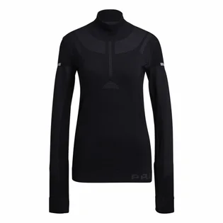 Лонгслив женский Adidas Primeknit Running Mid-Layer Black H13228
