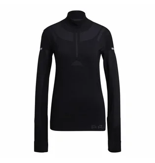 Лонгслив женский Adidas Primeknit Running Mid-Layer Black H13228
