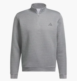 Кофта мужская Adidas Ultimate365 Dwr Textured Quarter Zip Grey IL0563