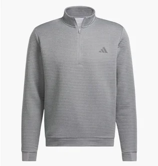 Кофта мужская Adidas Ultimate365 Dwr Textured Quarter Zip Grey IL0563
