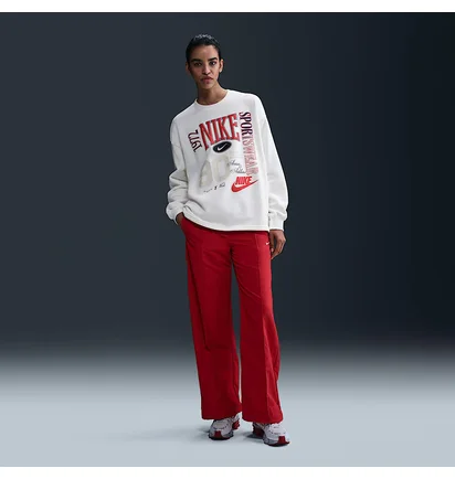 Світшот жіночий Nike WomenS Oversized Crew-Neck French Terry White HF9491-133