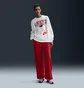 Світшот жіночий Nike WomenS Oversized Crew-Neck French Terry White HF9491-133