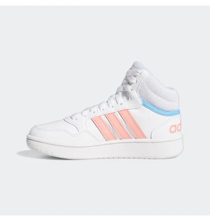 Кроссовки детские Adidas Hoops Mid Shoes White Gw6110