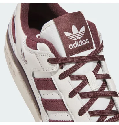 Кроссовки мужские Adidas Forum Low Cl White/Bordo JQ0206