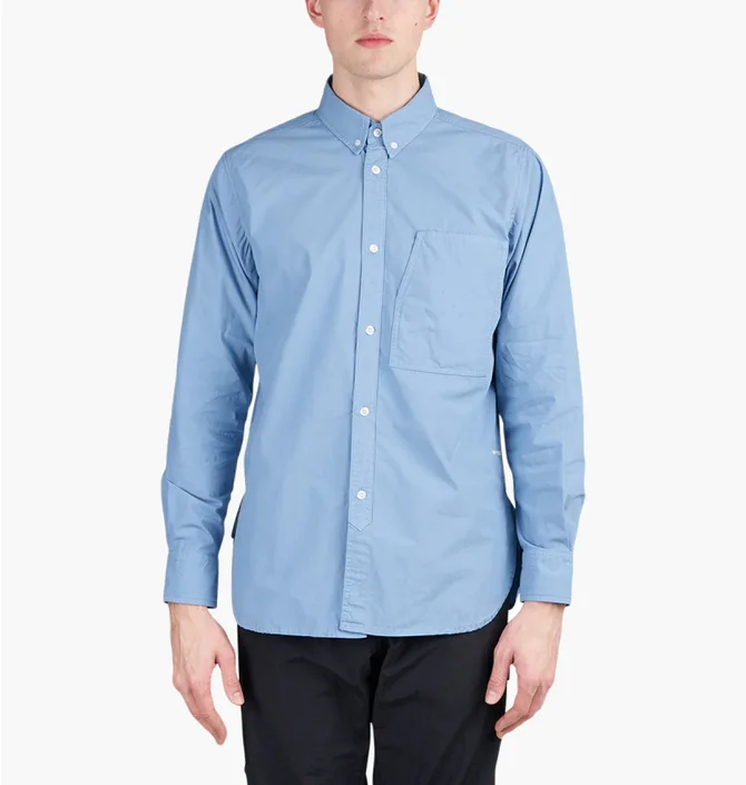 Сорочка чоловіча Pop Trading Company Company Bd Blue POPSS23_03-003