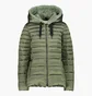 Пуховик женский CMP Woman Jacket Fix Hood Olive 31K3006F-F739