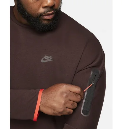 Свитшот мужской Nike Sportswear Tech Fleece Brown CU4505-203
