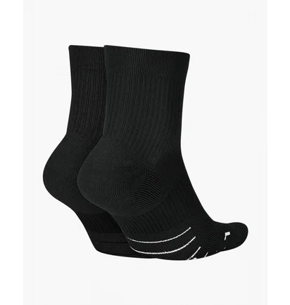 Шкарпетки унісекс Nike U Nk Mltplier Ankle (2 пари) Black SX7556-010