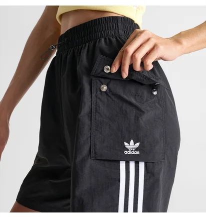 Шорты женские Adidas Originals Adicolor Cargo Lifestyle Shorts Black JH1077