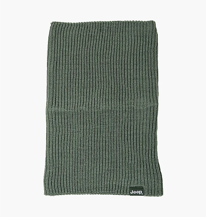 Бафф унисекс Jeep Ribbed Tricot Neckwarmer J22W Olive O102601-E845