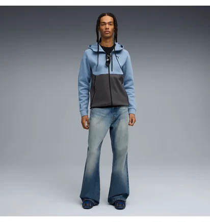 Толстовка мужская Puma Full-Zip Blue/Grey 629674-34
