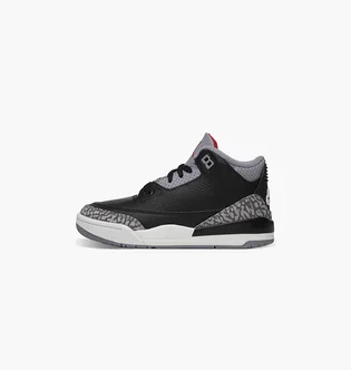 Кроссовки детские Air Jordan 3 Retro Black Cement Black DM0966-010