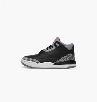 Кросівки дитячі Air Jordan 3 Retro Black Cement Black DM0966-010