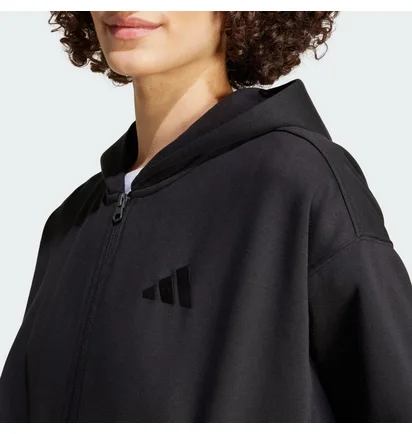 Толстовка женская Adidas All Szn Fleece Full-Zip Sportswear Black IX3809