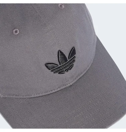 Кепка унисекс Adidas Adicolor Classic Trefoil Baseball Grey JV7388