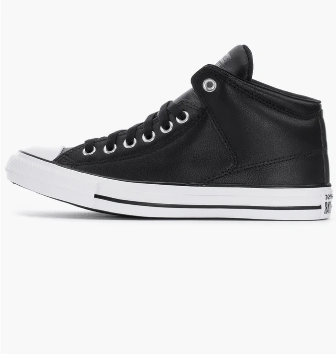 Кеды мужские Converse Chuck Taylor High Street Mid Leather Black 149426C