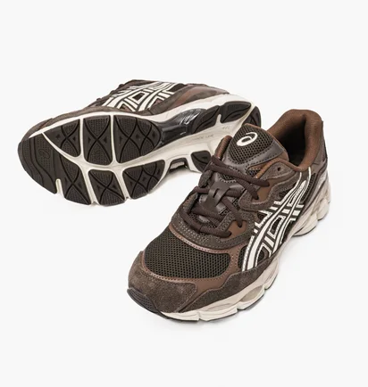 Кроссовки мужские Asics Gel-Nyc Black Coffee Brown/Olive 1203A663-200