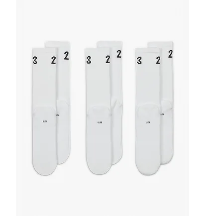 Шкарпетки унісекс Air Jordan U Essential Crew (3 пари) White DA5718-100