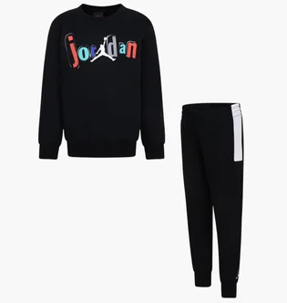 Спортивний костюм дитячий Air Jordan Jumpman Team Blocked Black 85D427-023