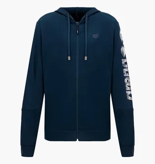 Толстовка чоловіча Arena Brushed Hooded F/Z Jacket Blue 007686-700