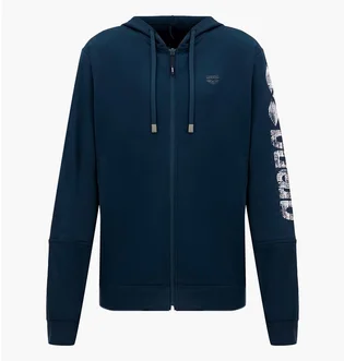 Толстовка чоловіча Arena Brushed Hooded F/Z Jacket Blue 007686-700