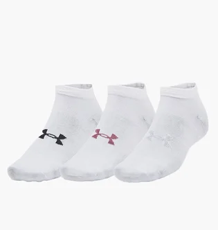 Шкарпетки Under armour Essential Low Cut White (3 пари) 1382958-100